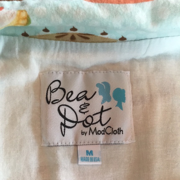 Vintage Modcloth Bea & Dot Sweet as Pie Thanksgiving cotton daydress 50s retro🥧 - Picture 8 of 12